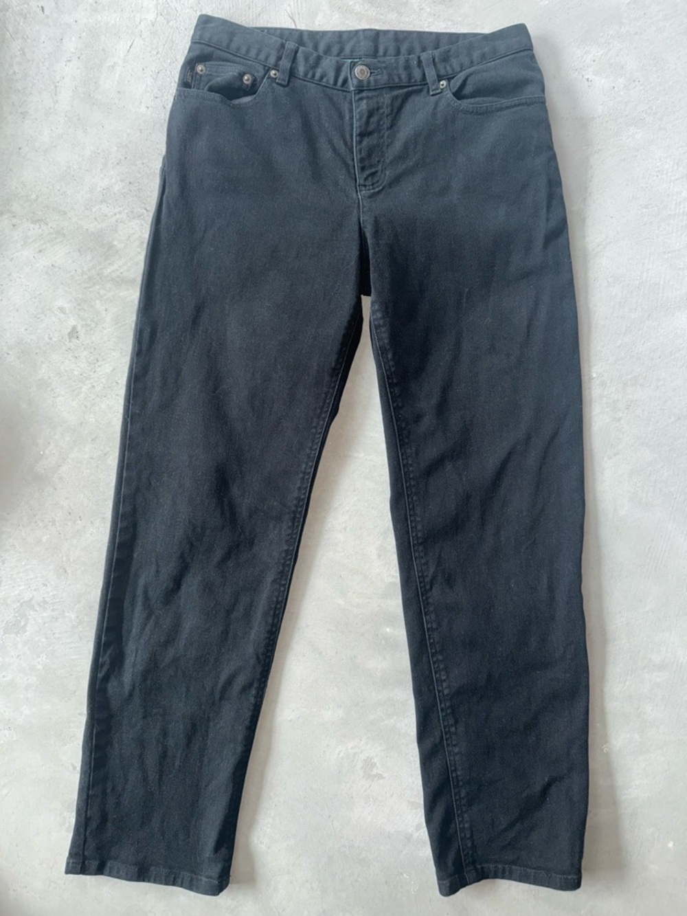 Ralph Lauren Black Petite Jeans with Green Label